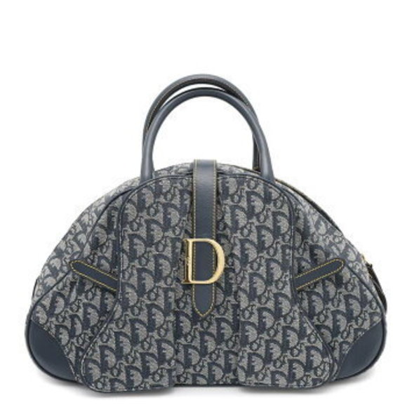Christian Dior Trotter Leather Boston Bag - Picture 1 of 8